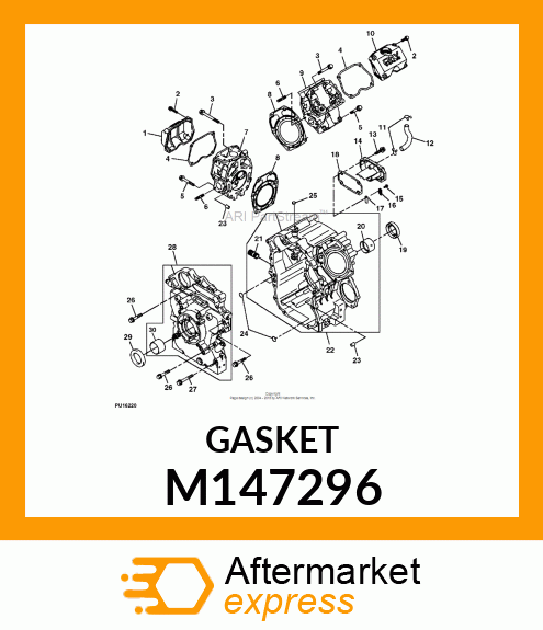 GASKET, BREATHER M147296