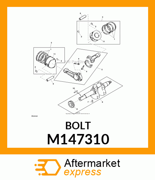 BOLT, 7 X 35.2 M147310