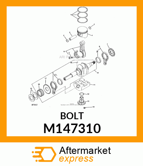 BOLT, 7 X 35.2 M147310