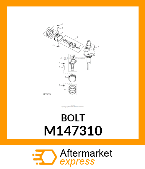 BOLT, 7 X 35.2 M147310