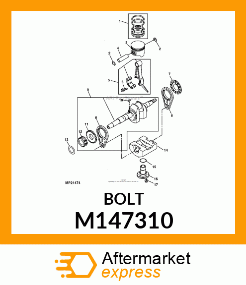 BOLT, 7 X 35.2 M147310