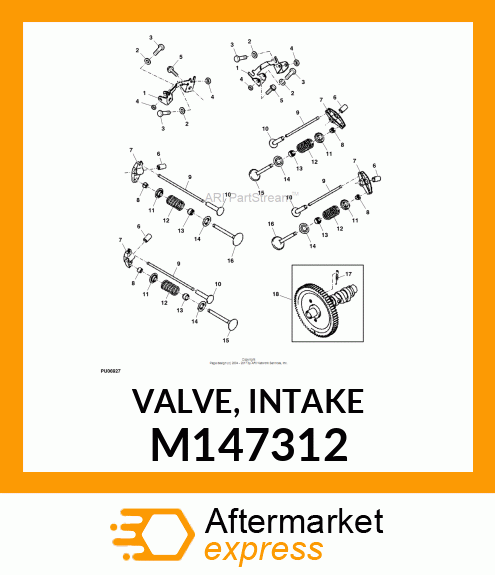 VALVE, INTAKE M147312