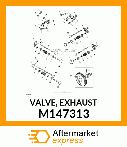 VALVE, EXHAUST M147313