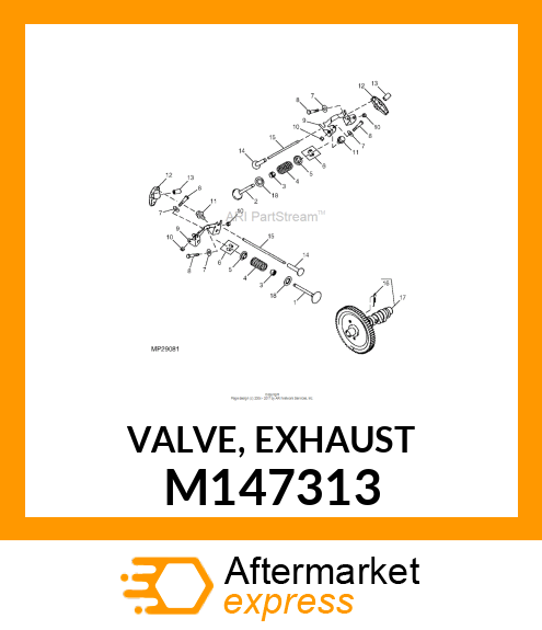 VALVE, EXHAUST M147313