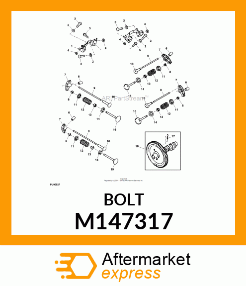 BOLT, M6 M147317