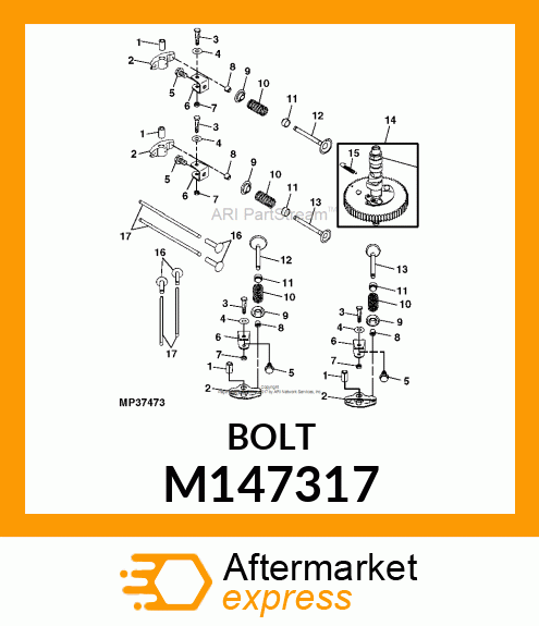 BOLT, M6 M147317