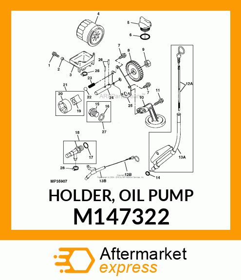 HOLDER, OIL PUMP M147322