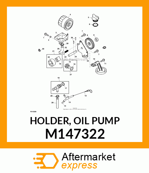 HOLDER, OIL PUMP M147322