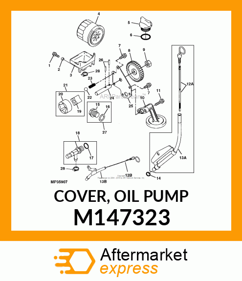 COVER, OIL PUMP M147323