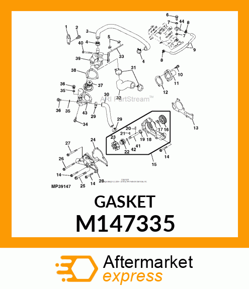 GASKET, THERMOSTAT M147335