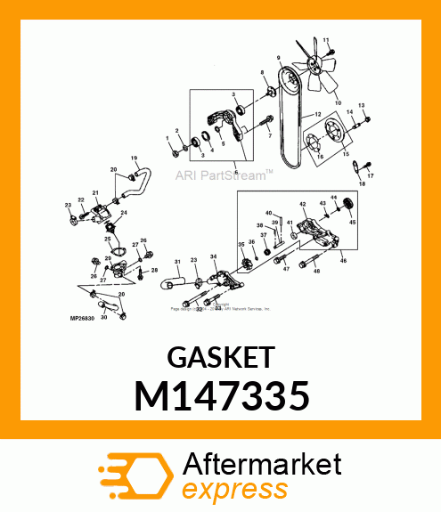 GASKET, THERMOSTAT M147335