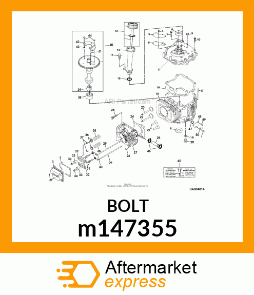 SCREW, FLANGED, METRIC m147355