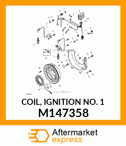 COIL, IGNITION NO. 1 M147358