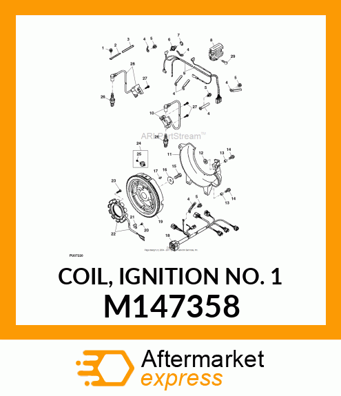 COIL, IGNITION NO. 1 M147358