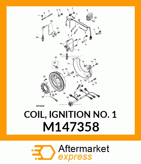 COIL, IGNITION NO. 1 M147358