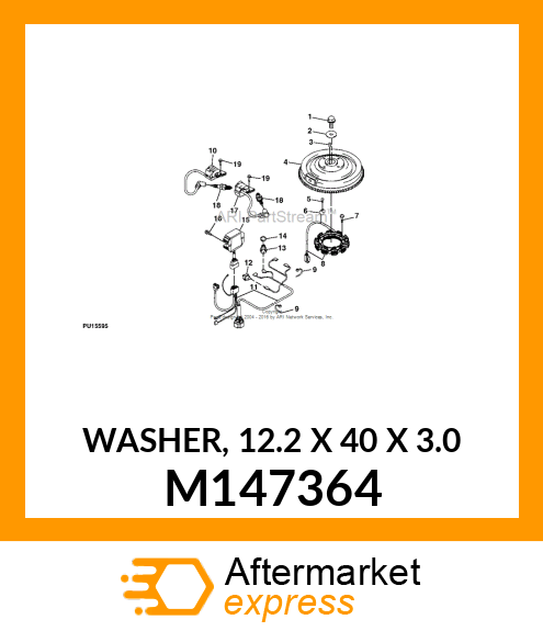 WASHER, 12.2 X 40 X 3.0 M147364