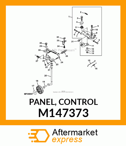 PANEL, CONTROL M147373