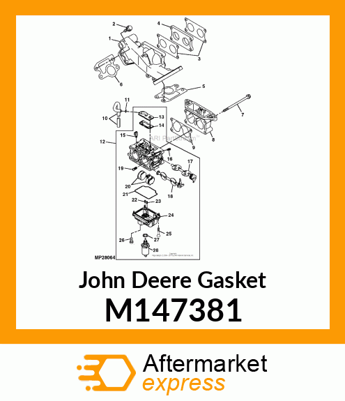 GASKET, INTAKE MANIFOLD M147381