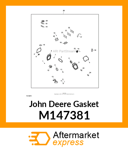 GASKET, INTAKE MANIFOLD M147381