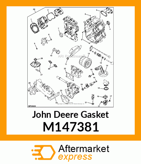 GASKET, INTAKE MANIFOLD M147381