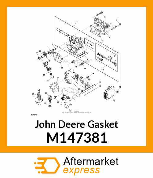 GASKET, INTAKE MANIFOLD M147381