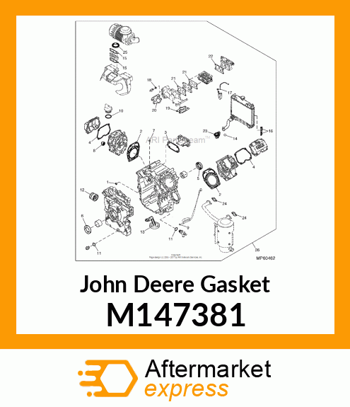 GASKET, INTAKE MANIFOLD M147381