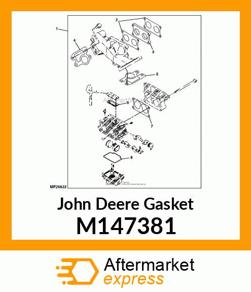 GASKET, INTAKE MANIFOLD M147381