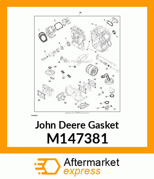 GASKET, INTAKE MANIFOLD M147381