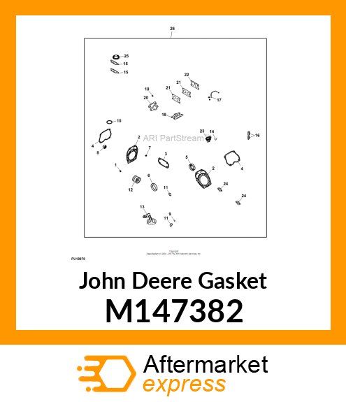 GASKET, INTAKE MANIFOLD M147382