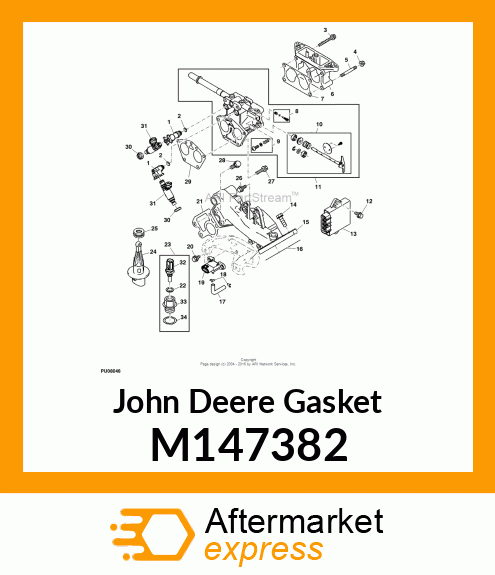 GASKET, INTAKE MANIFOLD M147382