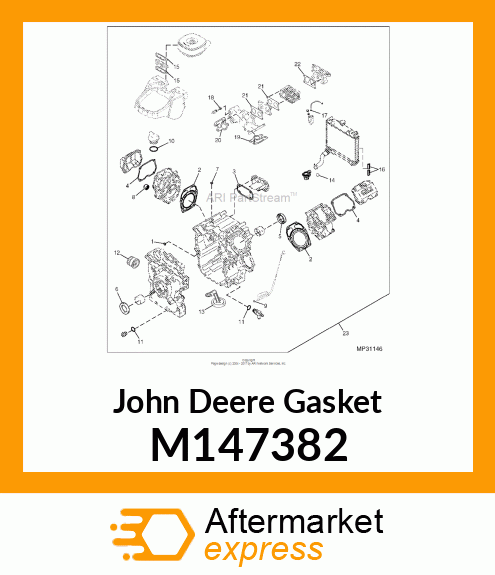 GASKET, INTAKE MANIFOLD M147382