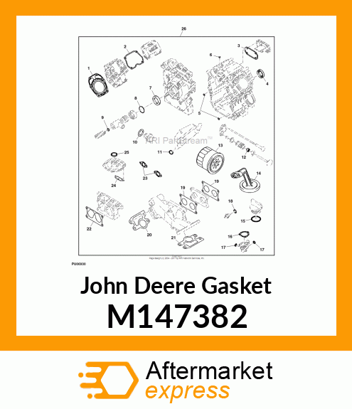 GASKET, INTAKE MANIFOLD M147382