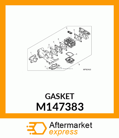 GASKET, INTAKE PIPE M147383