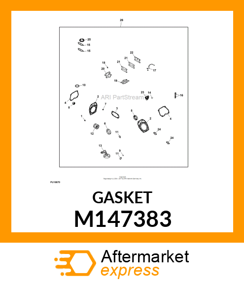 GASKET, INTAKE PIPE M147383