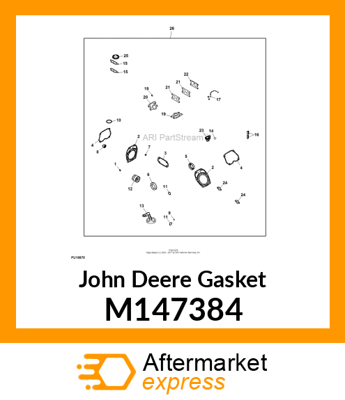 GASKET, INTAKE PIPE M147384