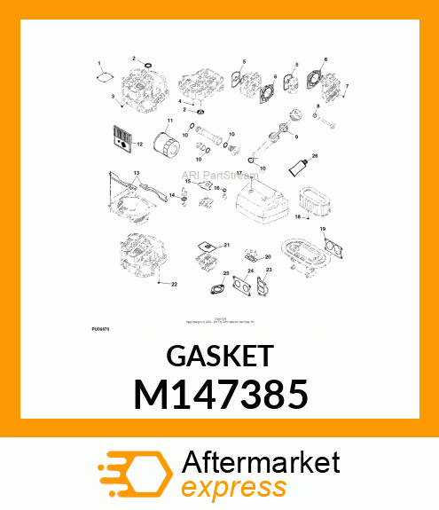 GASKET, CHAMBER M147385