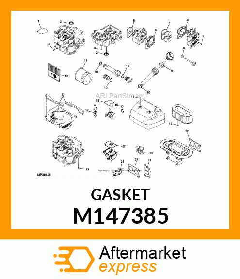 GASKET, CHAMBER M147385