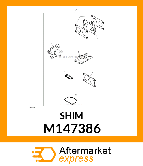 GASKET, COVER M147386