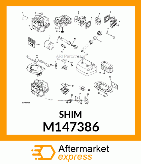 GASKET, COVER M147386