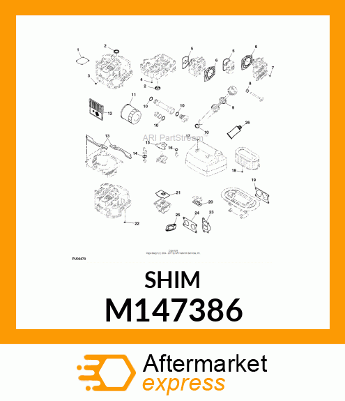 GASKET, COVER M147386