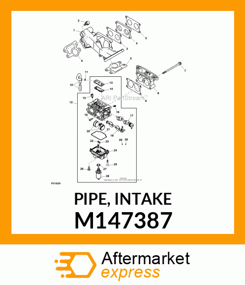 PIPE, INTAKE M147387