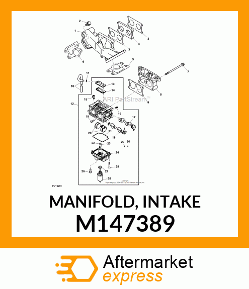 MANIFOLD, INTAKE M147389