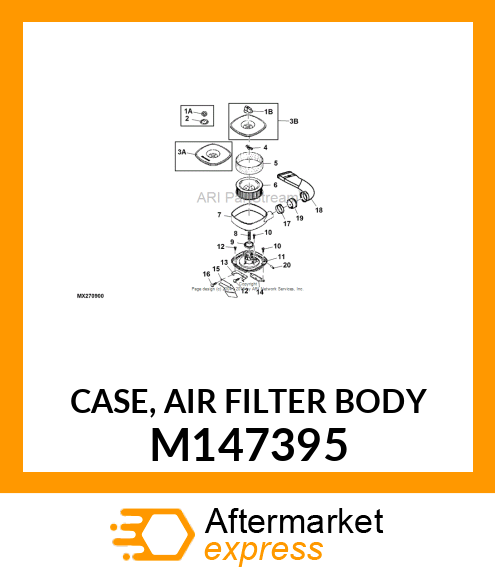 CASE, AIR FILTER BODY M147395