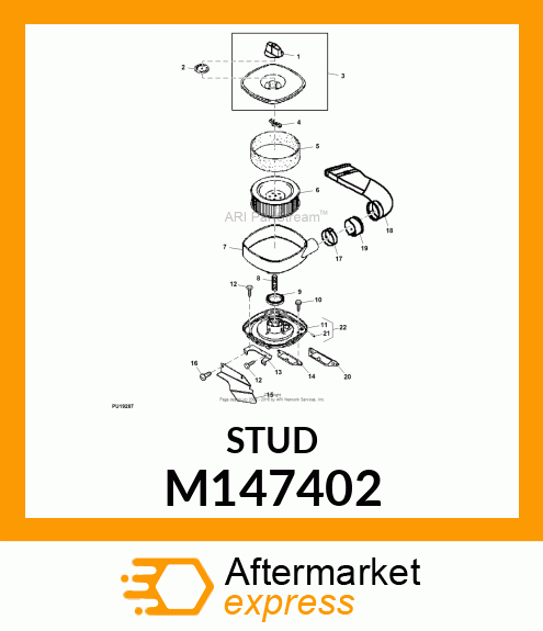 STUD, 6 X 30 M147402