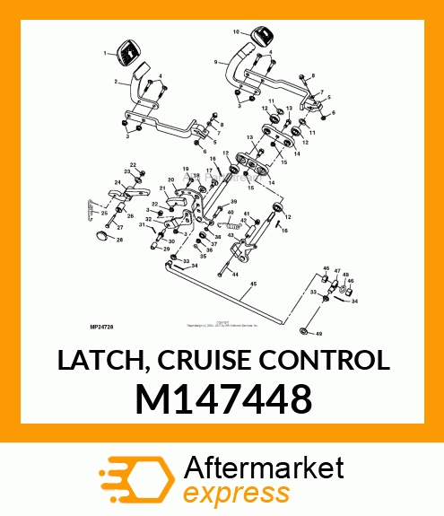 LATCH, CRUISE CONTROL M147448