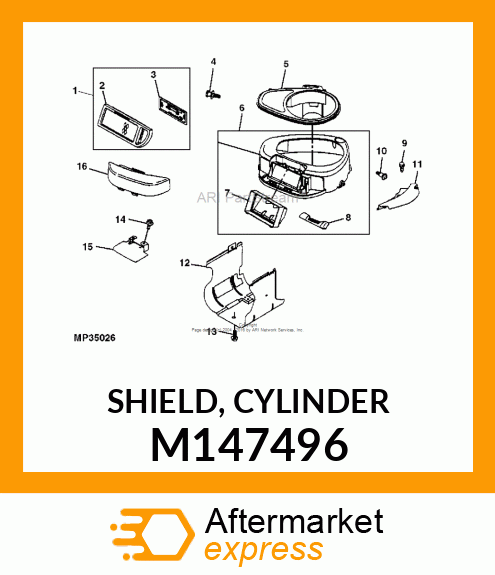 SHIELD, CYLINDER M147496