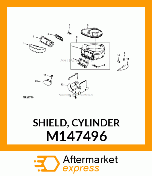 SHIELD, CYLINDER M147496