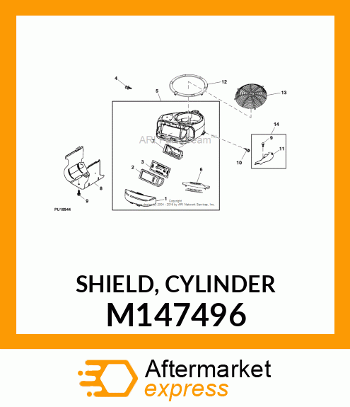 SHIELD, CYLINDER M147496