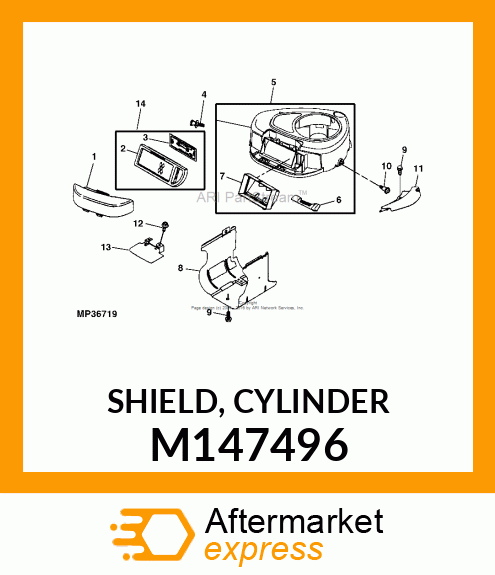 SHIELD, CYLINDER M147496