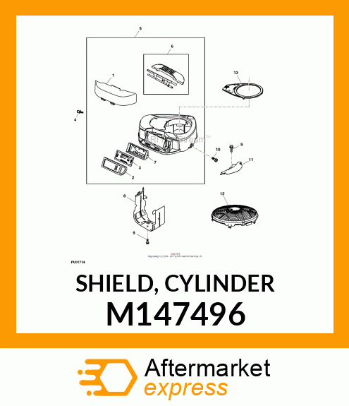 SHIELD, CYLINDER M147496